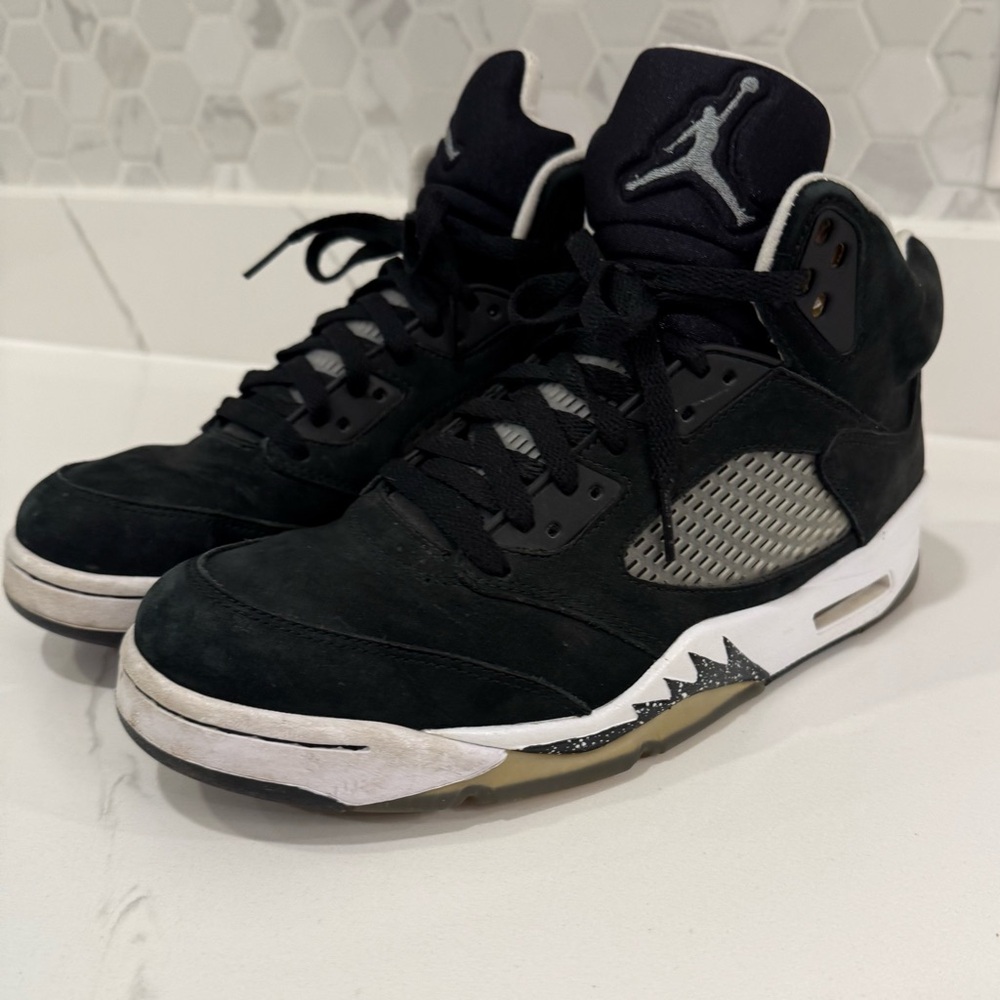 Jordan Black and White Sneakers